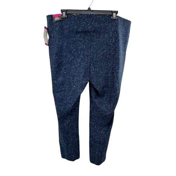 Slim Factor by Investments Plus Womens Ankle Pants 3X NEW Pull-On Blues - Picture 16 of 16